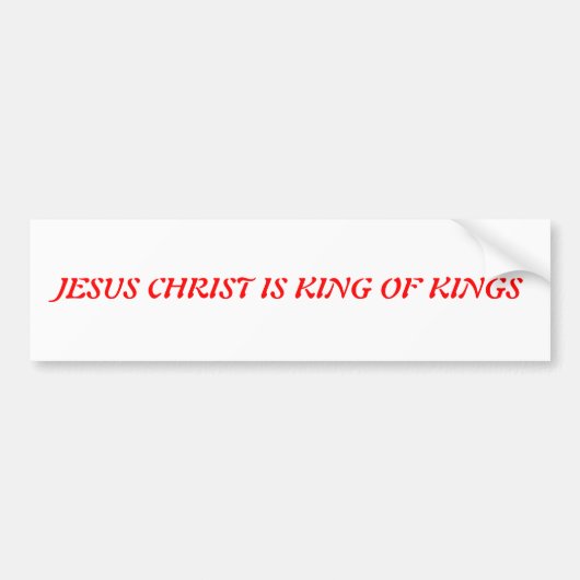 jesus bumpersticker (Voorkant)