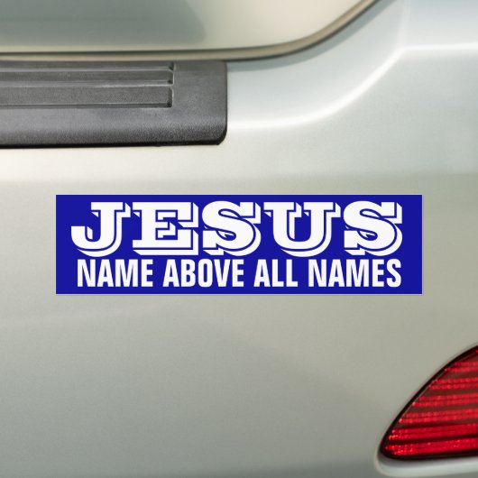 JESUS BUMPERSTICKER (Op auto)