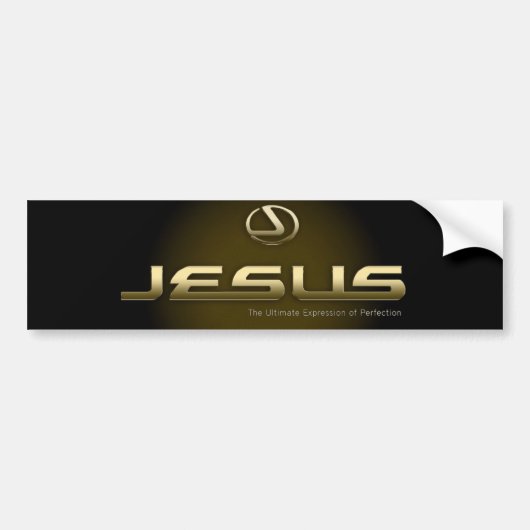 Jesus bumpersticker 1 (Voorkant)