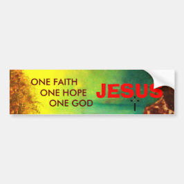 JESUS-Bumpersticker Bumpersticker