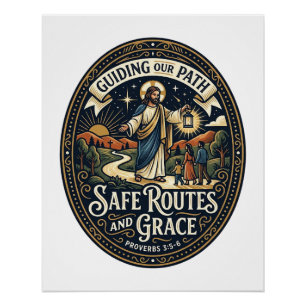 Jesus Buschauffeur Openbaarvervoerwerker T-shirt O Perfect Poster