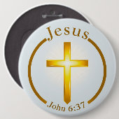 Jesus Button Pin (Voorkant /achterkant)