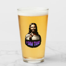 Jésus buvant du verre - J'Ai Vu Ça !