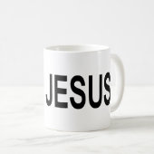 Jésus cadeaux J'aime Jésus sur 11oz mug (Devant droit)