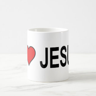 Jésus cadeaux J'aime Jésus sur 11oz mug