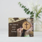 Jesus & Café - Carte postale (Debout devant)