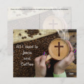 Jesus & Café - Carte postale (Devant / Derrière)