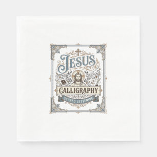 Jesus-calligrafie Heilige lettertypografie Jezus C Servet