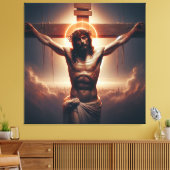 Jesus Canvas Afbeelding 12 Afdruk (Insitu (Woonkamer))