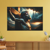 Jesus Canvas Afbeelding 3 Afdruk (Insitu (Woonkamer))