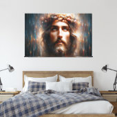 Jesus Canvas Afbeelding Afdruk (Insitu (Slaapkamer))