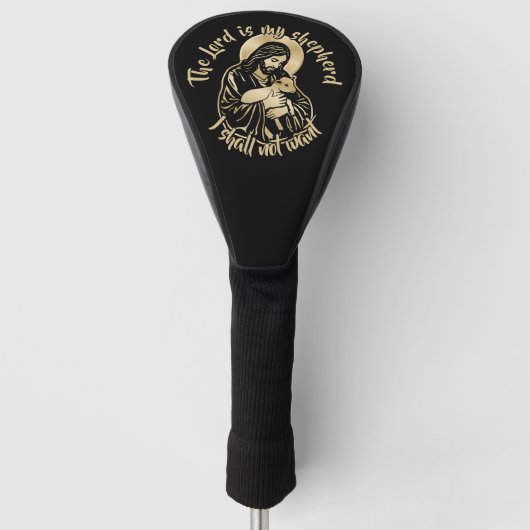Jesus Caring Shepherd Golfheadcover (Voorkant)