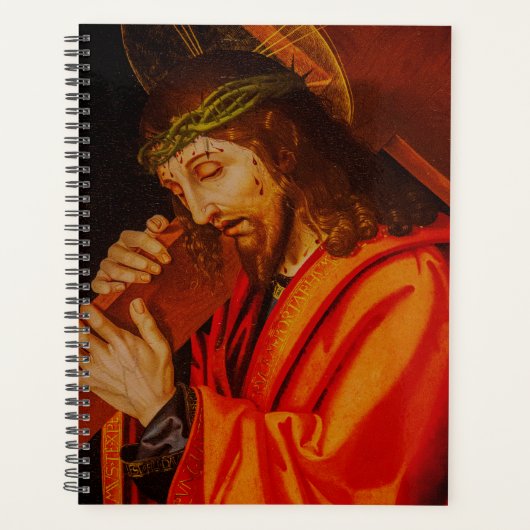 Jesus carrying the cross notebook (Devant)