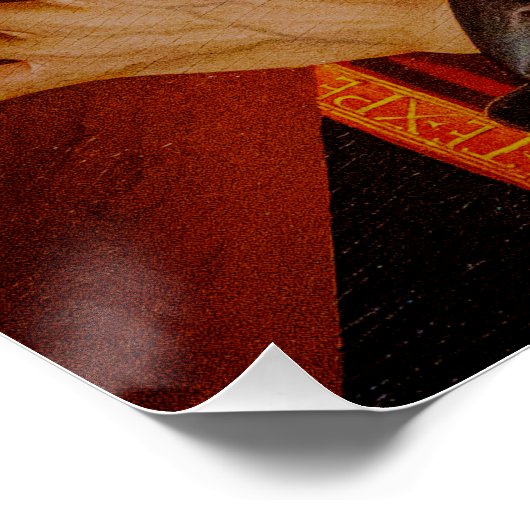 Jesus carrying the cross poster perfect poster (Hoek)