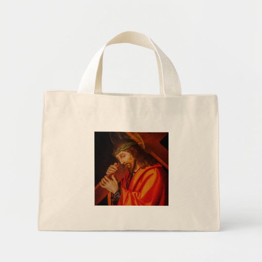 Jesus carrying the cross tote bag (Devant)