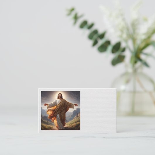 Jésus Carte de visite (Debout devant)
