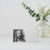 Jésus Cartes de visite noirs et blancs (Debout devant)