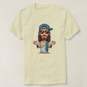 Jesus cartoon swag t-shirt
