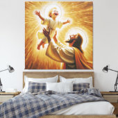 Jesus & Child Canvas Print Picture 1 (Insitu (Slaapkamer))