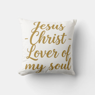 Jésus Christ Amour de Mon Âme Coussin - 40x40cm