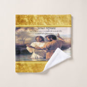 Jésus Christ Baptême image un (Gant de toilette)