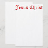 JESUS CHRIST BRIEFPAPIER (Voorkant / Achterkant)