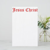JESUS CHRIST BRIEFPAPIER (Staand voorkant)