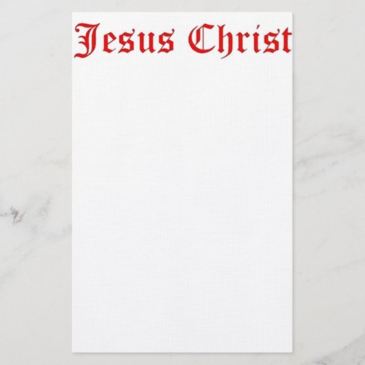 JESUS CHRIST BRIEFPAPIER (Voorkant)
