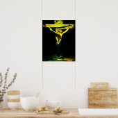 Jésus Christ Crucifixion 01 Poster (Cuisine)