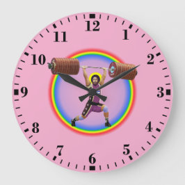 Jesus Christ doing the Clean and Jerk Grote Klok