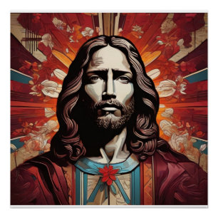 Jésus Christ en Pop Art et Art Déco