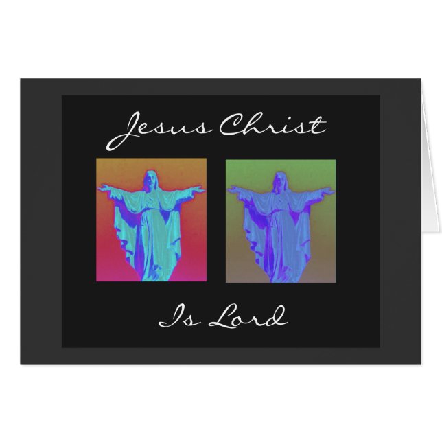 JÉSUS CHRIST EST SEUL (Devant horizontal)