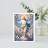 Jesus Christ Feestdagenkaart (Staand voorkant)