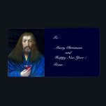 JÉSUS CHRIST, LE ÉTIQUETTE DE LA CHALICE<br><div class="desc">Peinture à l'huile sur bois 2010 par Alessandro Lumini (c)</div>