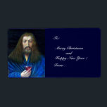 JÉSUS CHRIST, LE ÉTIQUETTE DE LA CHALICE<br><div class="desc">Peinture à l'huile sur bois 2010 par Alessandro Lumini (c)</div>