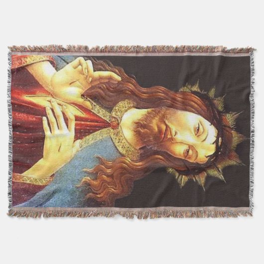 Jésus-Christ le Roi 2 Lancer la couverture - Crist (Devant)