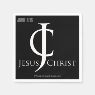 Jesus Christ Logo Christelijk Servetten