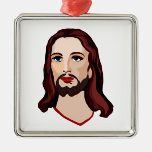 JESUS CHRIST METALEN ORNAMENT