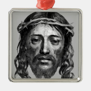 JESUS CHRIST METALEN ORNAMENT