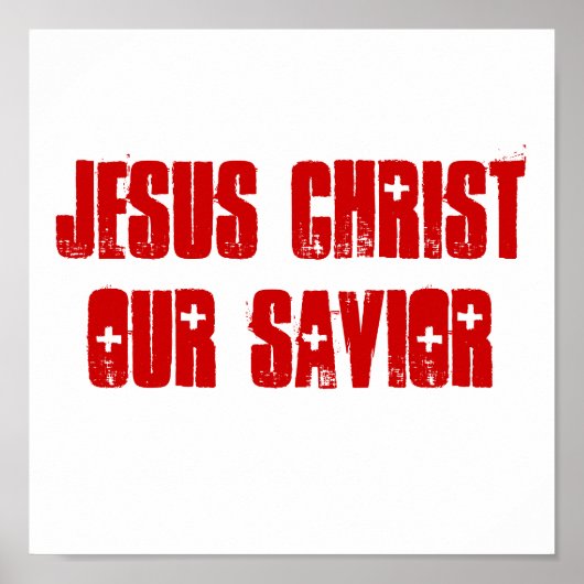 JESUS CHRIST NOTRE affiche SAVIOR (Devant)