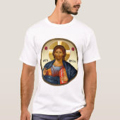 Jesus Christ Pantocrator nieuw T-shirt (Voorkant)