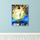 JÉSUS CHRIST RETOURNE, LA RAPTURE. toile (Insitu (Plancher de Bois))