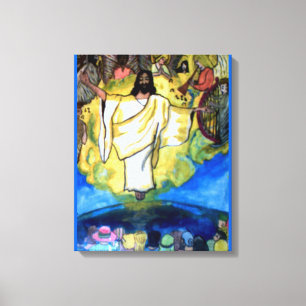 JESUS CHRIST RETURNS, THE RAPTURE. canvas