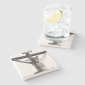 JESUS CHRIST STENEN ONDERZETTER (Zijkant)