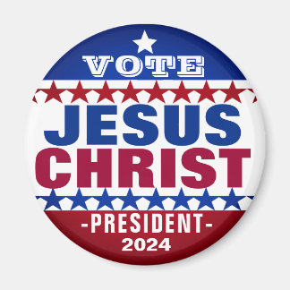 Jesus Christ voor President 2024 Magneet