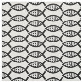 Jesus Christelijk Fish Pattern Stof (Swatch)