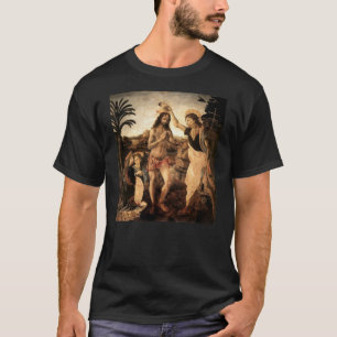 Jesus-Christus die door John worden gedoopt, die T-shirt