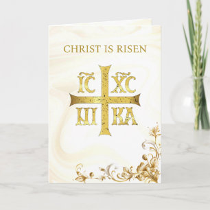 Jesus Christus overwint Orthodoxe Pasen Kaart