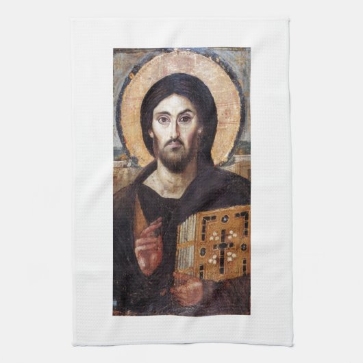 Jesus-Christus Theedoek (Verticaal)