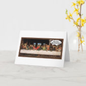 Jesus Christus Wanneer Eten We? - Grappig Laatste Kaart (Gele Bloem)